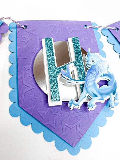 Raya and The Last Dragon Happy Birthday Banner, Raya Party Decorations, Raya and The Last Dragon Party Decor, Raya Birthday, Raya Dragon Mi tienda