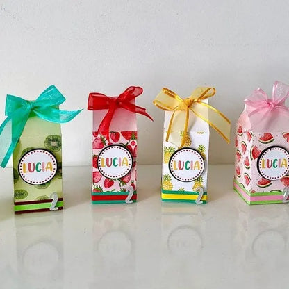 Twotti Frutti Party Favor Boxes - Fruit Birthday Favors - Tutti Frutti 2nd Birthday Decorations - Summer Fruit Party Supplies Mi tienda