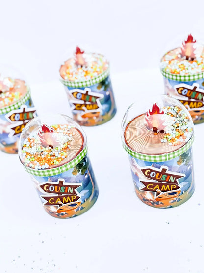 Camping Birthday Party Favors – Personalized Pringles Snacks, Campfire Theme Birthday Supplies, Outdoor Party Decor Mi tienda