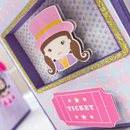 Personalized Circus Favor Boxes – Carnival Birthday Treat Box, Big Top Party Favors, Set of 6 Mi tienda