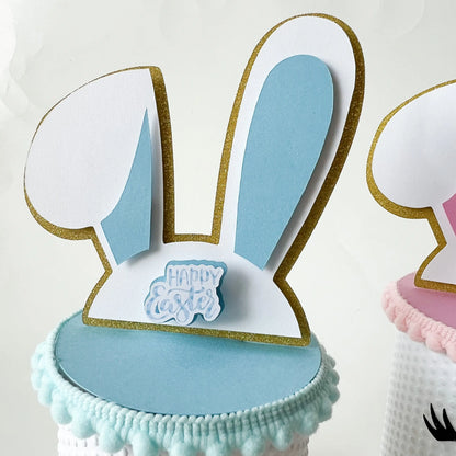 Easter Bunny Snack Can Favors: Personalized 1.3oz Chips, Pastel Pink or Blue Mi tienda