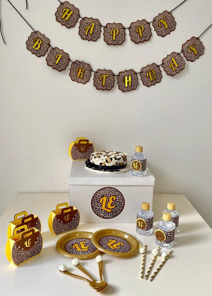 Leopard Birthday Banner Cheetah Party Decorations Leopard Theme Party Animal Print Banner  Cheetah Banner Leopard Birthday Leopard Print Mi tienda