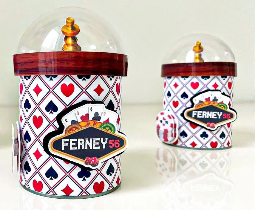 Casino Party Favors, Casino Night Poker Party Decorations, Poker Birthday, Casino Potatoes Chips Can Mi tienda