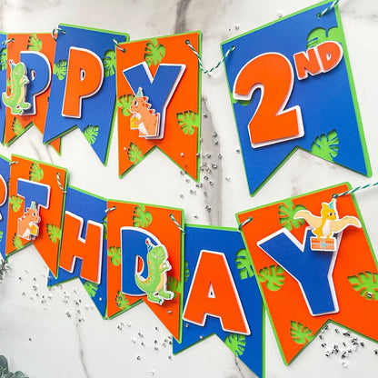 Dinosaur Birthday Banner Dinosaur Party Decorations Dinosaur Birthday Dinosaur Theme Party Dinosaur Garland Personalized Dino Banner Mi tienda