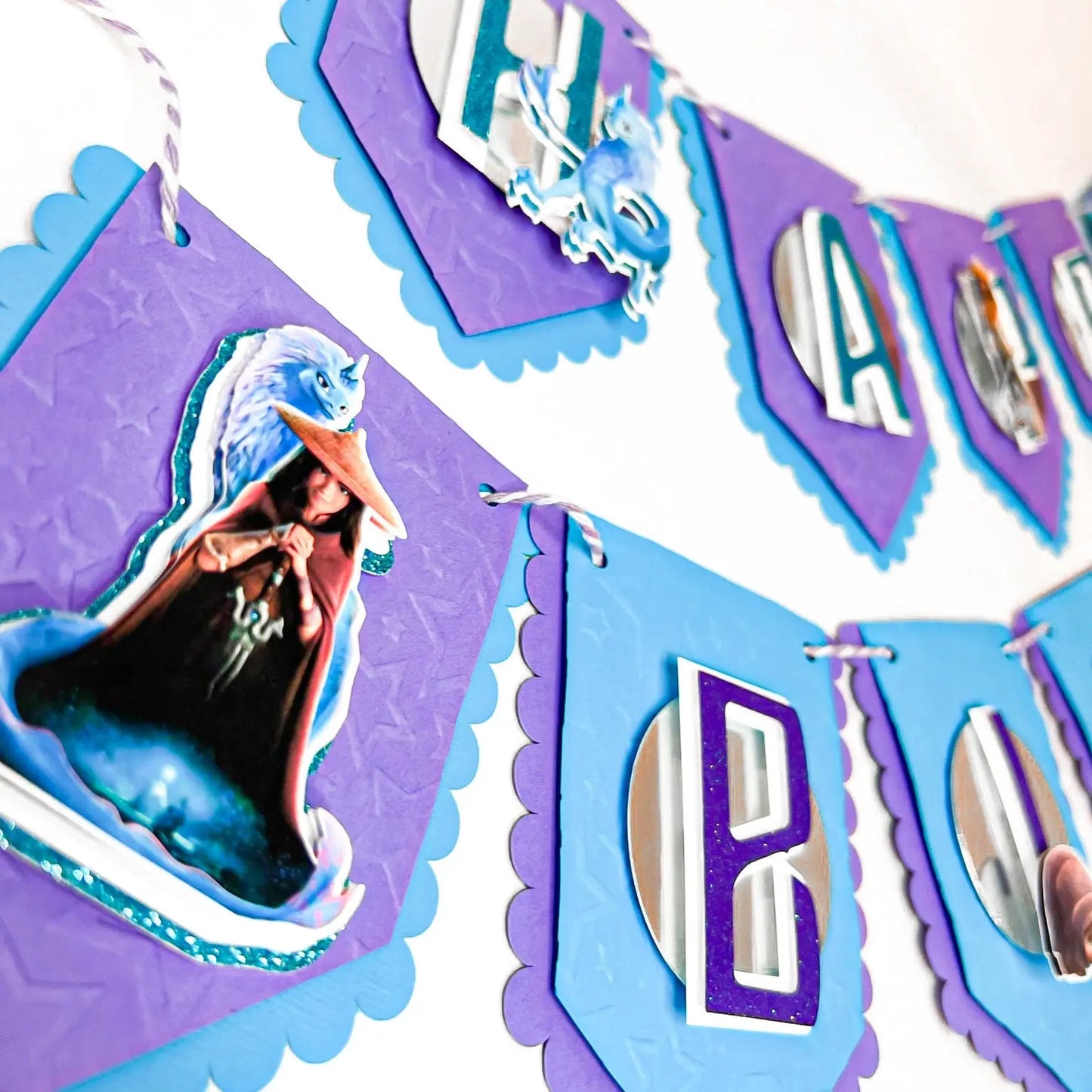 Raya and The Last Dragon Happy Birthday Banner, Raya Party Decorations, Raya and The Last Dragon Party Decor, Raya Birthday, Raya Dragon Mi tienda