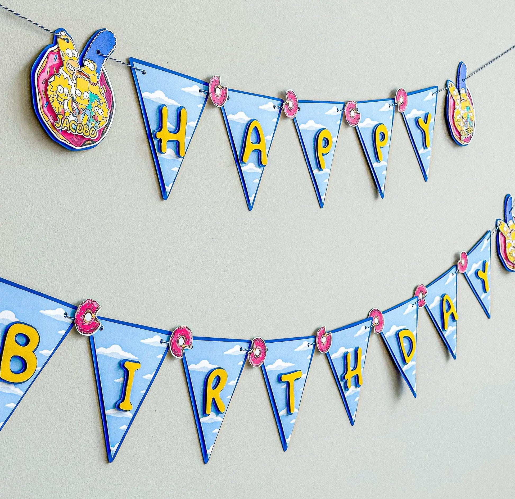 The Simpsons Birthday Banner, The Simpsons Party Decorations, Simpsons Party, Simpsons Birthday Party Mi tienda