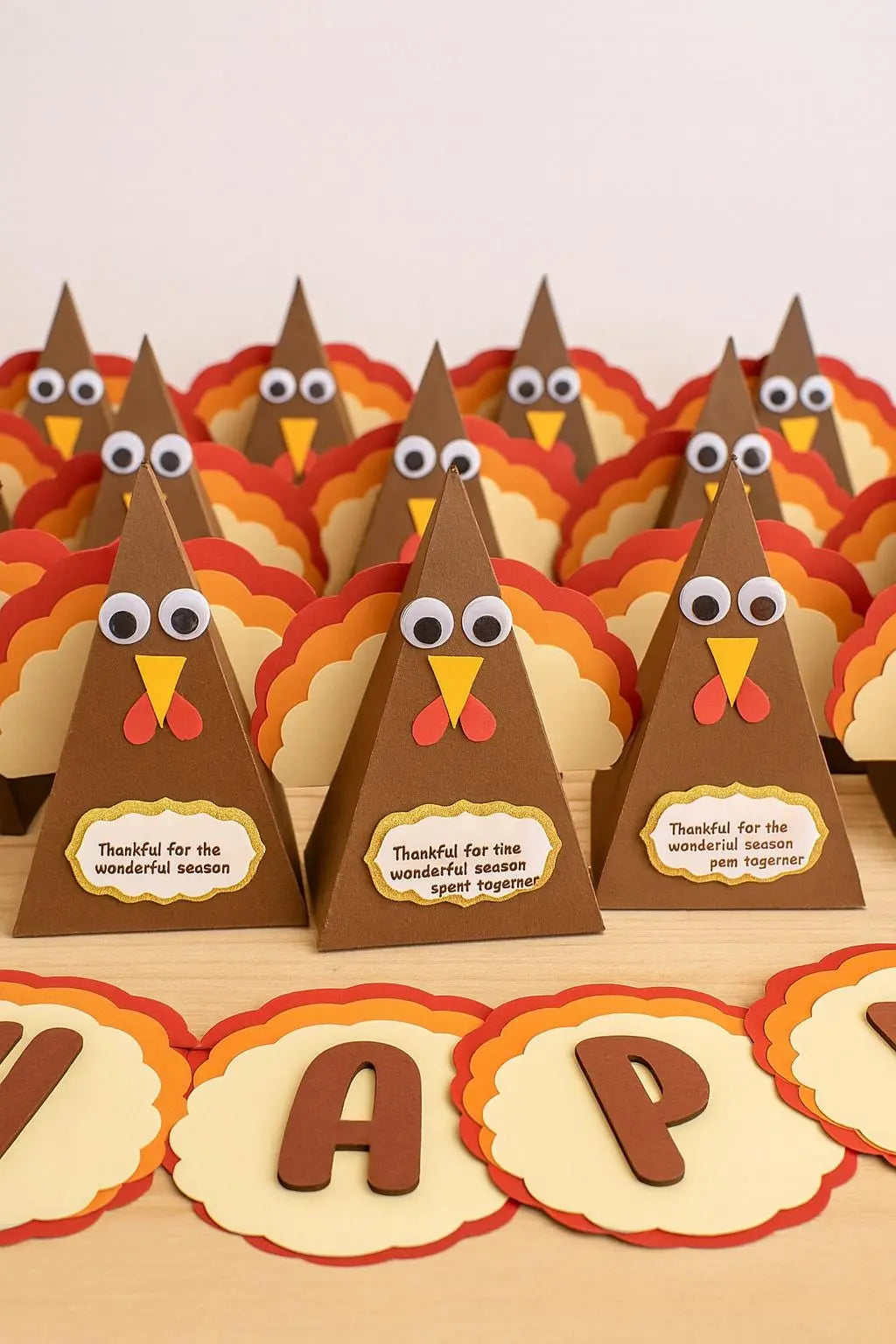 Turkey Favor Boxes Thanksgiving Party Decor | Kids Birthday Treat Boxes | Fall Harvest Party Supplies | Customizable Favor Containers Mi tienda