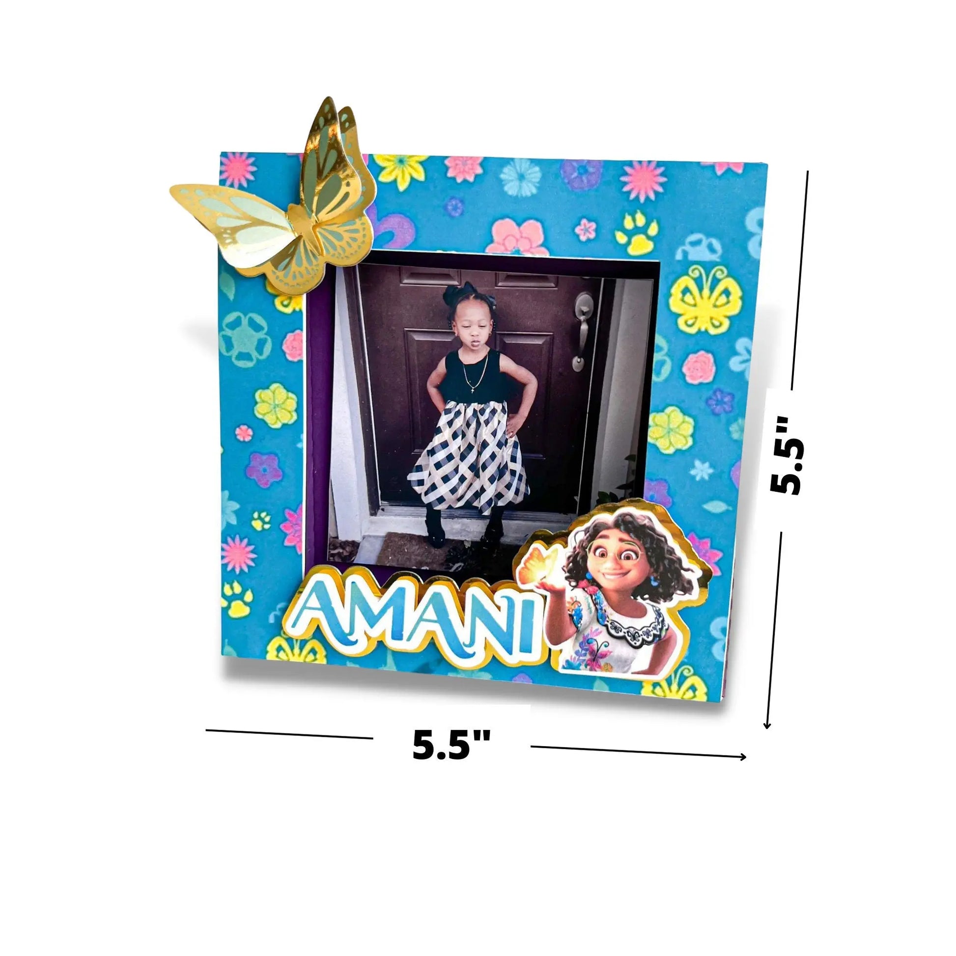 Encanto-Inspired Photo Frame | Maribel & Isabella | Butterfly Keepsake Mi tienda
