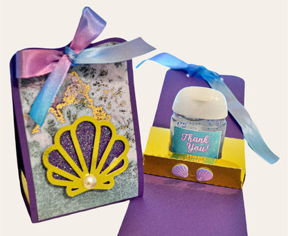 Under The Sea Sanitizer Favors | Mermaid Baby Shower Favors with Custom Label & Box, Nautical Party Favors, Beach Theme, Personalized Gift Mi tienda