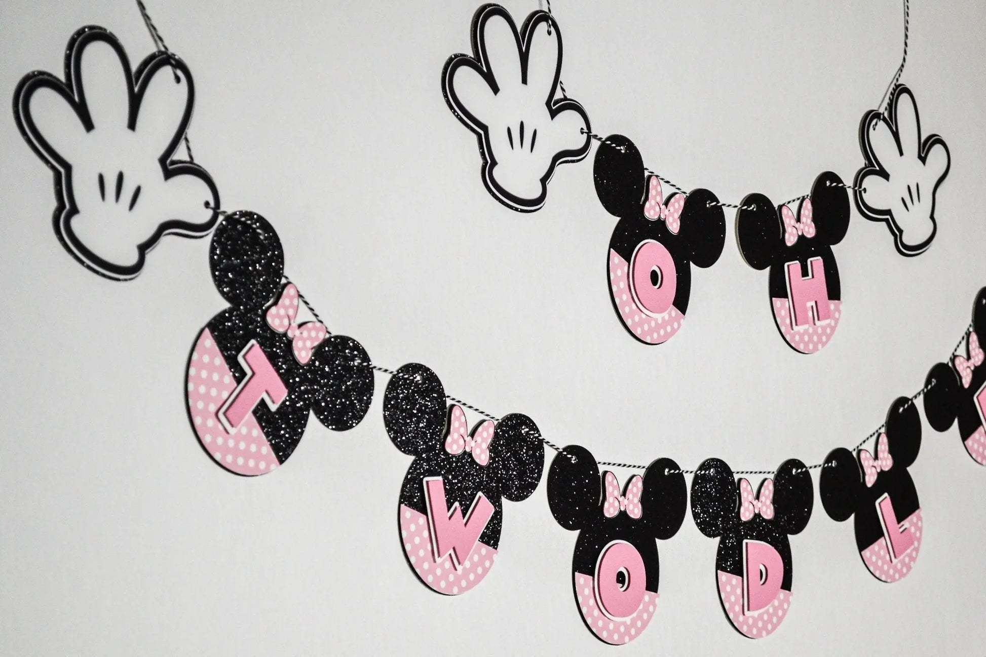 Oh TWOdles Banner,  Minnie Mouse Party Decorations, Minnie Mouse Banner, Oh Twodles Birthday Decoration, Girls Second Birthday Mi tienda