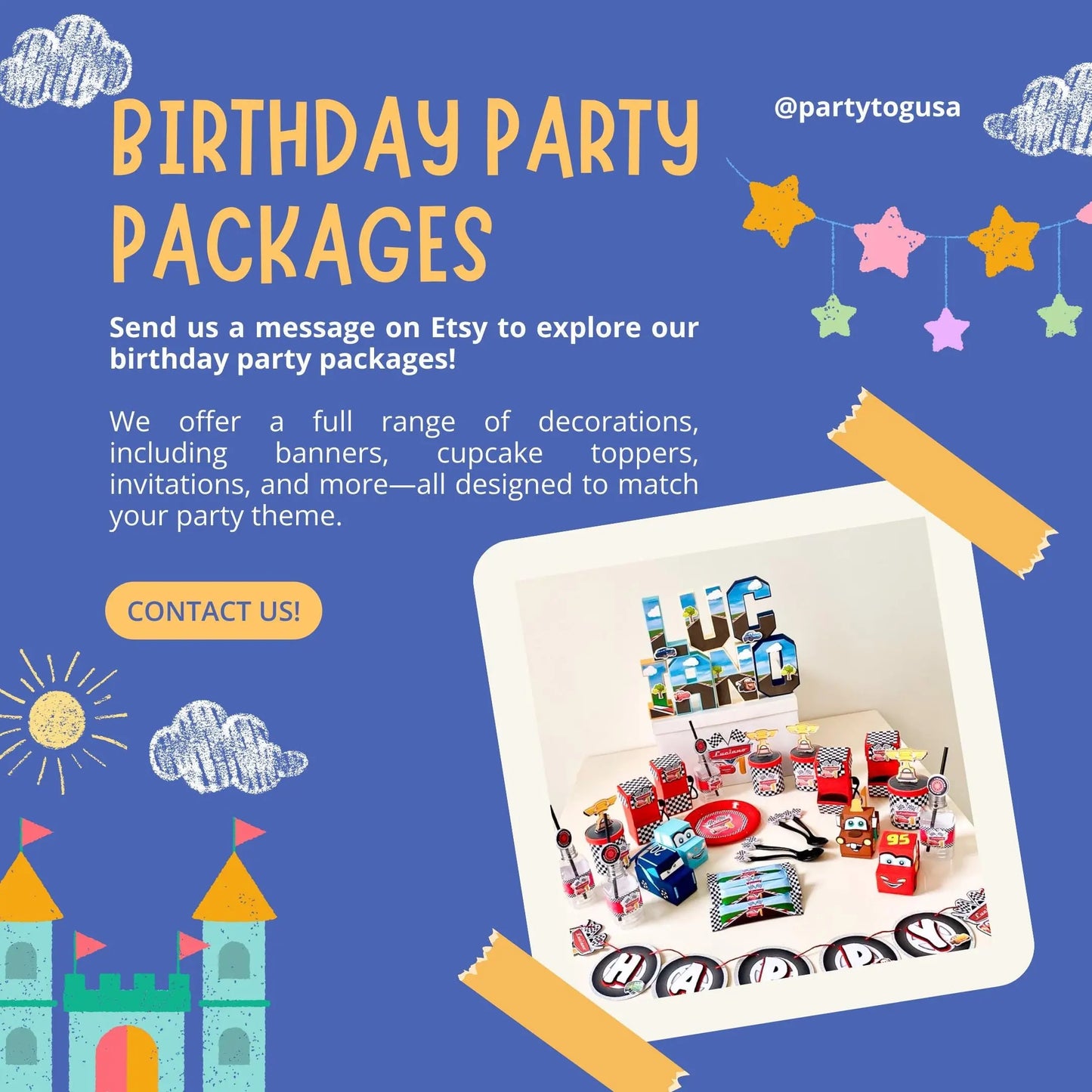Cars Party Favors - Candy Boxes & Treat Holders | Personalized Kids Party Supplies | Cars-Themed Birthday Favors - Set of 4 Mi tienda