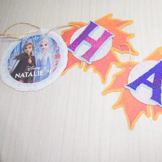 Frozen Happy Birthday Banner Frozen Party Decorations Frozen 2 Birthday Banner Anna and Elsa Party Frozen 2 Decorations Frozen Theme Mi tienda