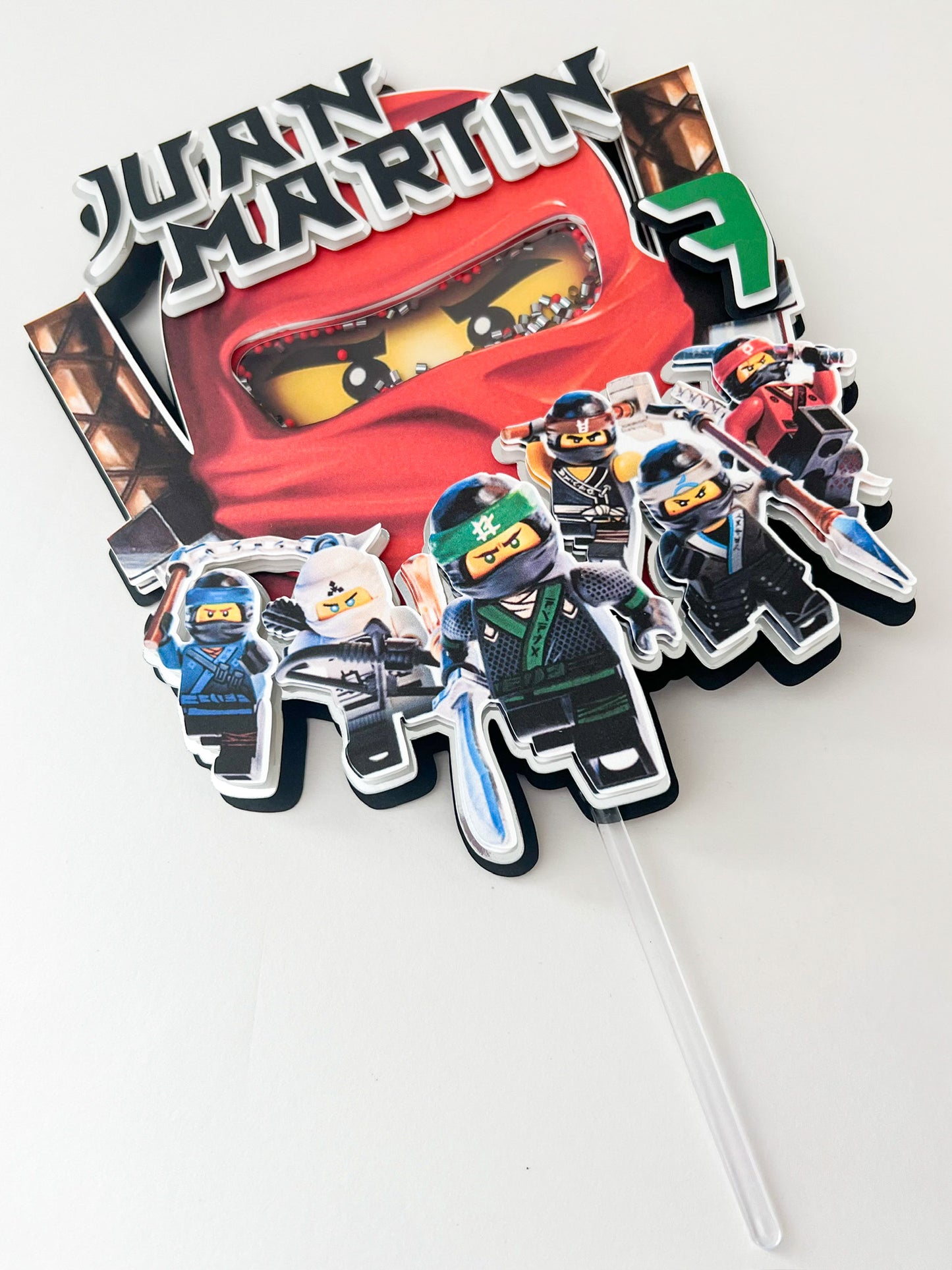 Ninja Birthday Cake Topper | Custom Ninja Party Decoration