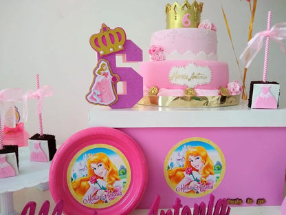 Princess 3D Letter or Number | Birthday Centerpiece | Party Table Decoration | Girl Keepsake | Nursery Decor Mi tienda
