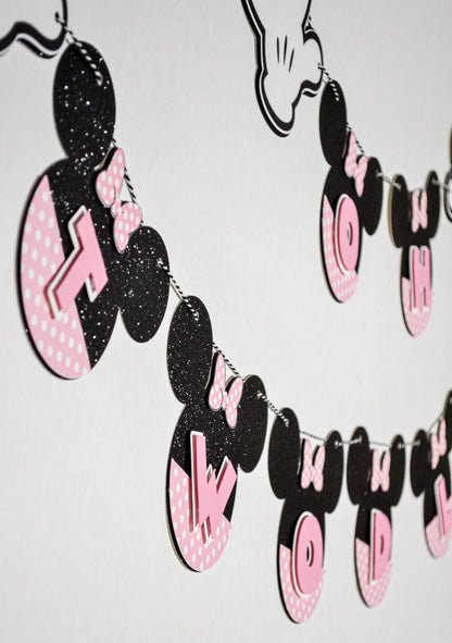 Oh TWOdles Banner,  Minnie Mouse Party Decorations, Minnie Mouse Banner, Oh Twodles Birthday Decoration, Girls Second Birthday Mi tienda