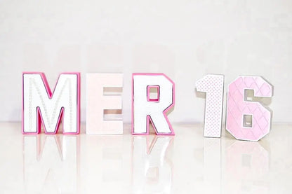 Sweet 16 3D Letters | Custom Name & Numbers Party Decoration | Personalized Sweet Sixteen Table Decor | Teen Birthday Centerpieces Mi tienda