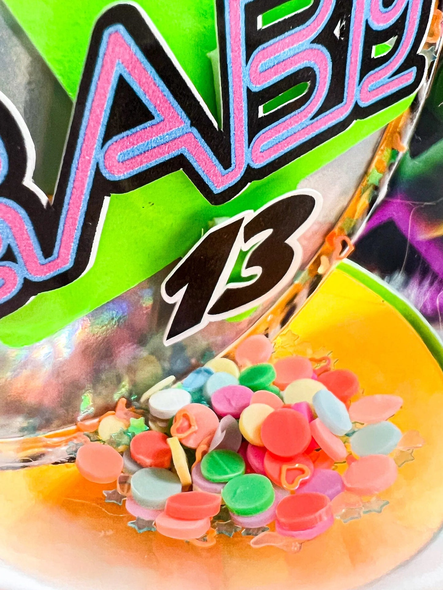 Neon Party Favors, Neon Party Decorations, Neon Birthday Decorations, Neon Party, Teens Birthday, Neon Chips Can Mi tienda