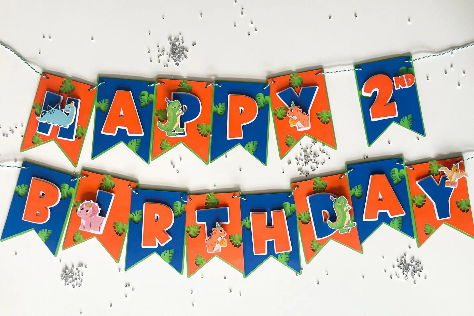 Dinosaur Happy Birthday Banner Dinosaur Party Decoration Dinosaur Birthday Party Dinosaur Theme Dinosaur Garland Dinosaur Banner Flag Mi tienda