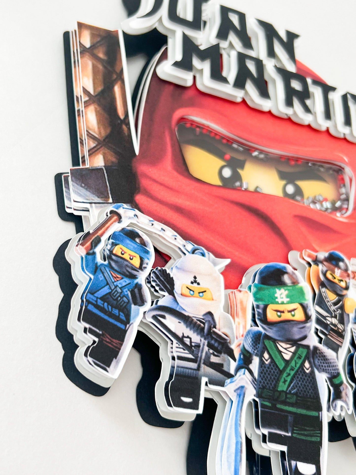 Ninja Birthday Cake Topper | Custom Ninja Party Decoration