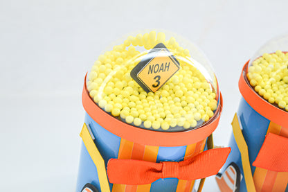 Blippi Construction Party Favor – Custom Mini Chip Can Labels