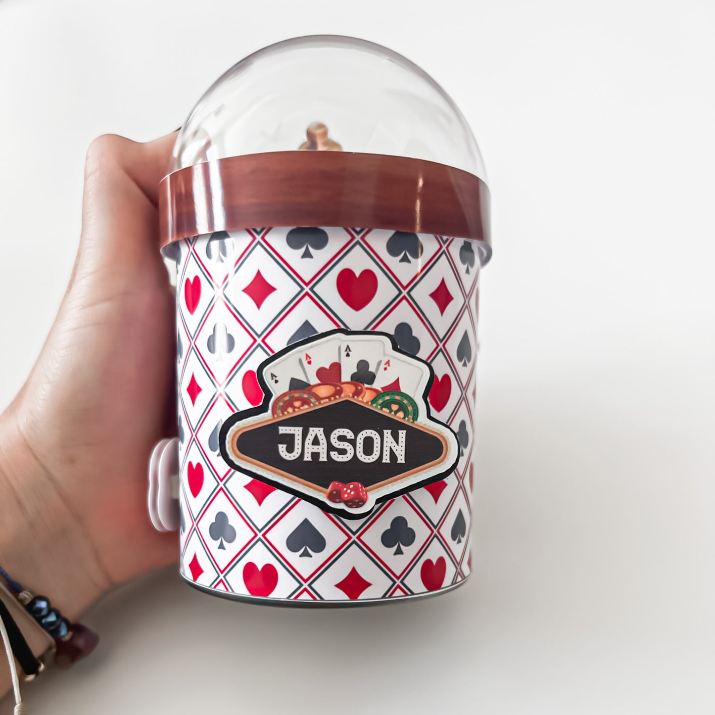 Casino Party Favors – Poker Chip Snack Cans for Casino Night Party