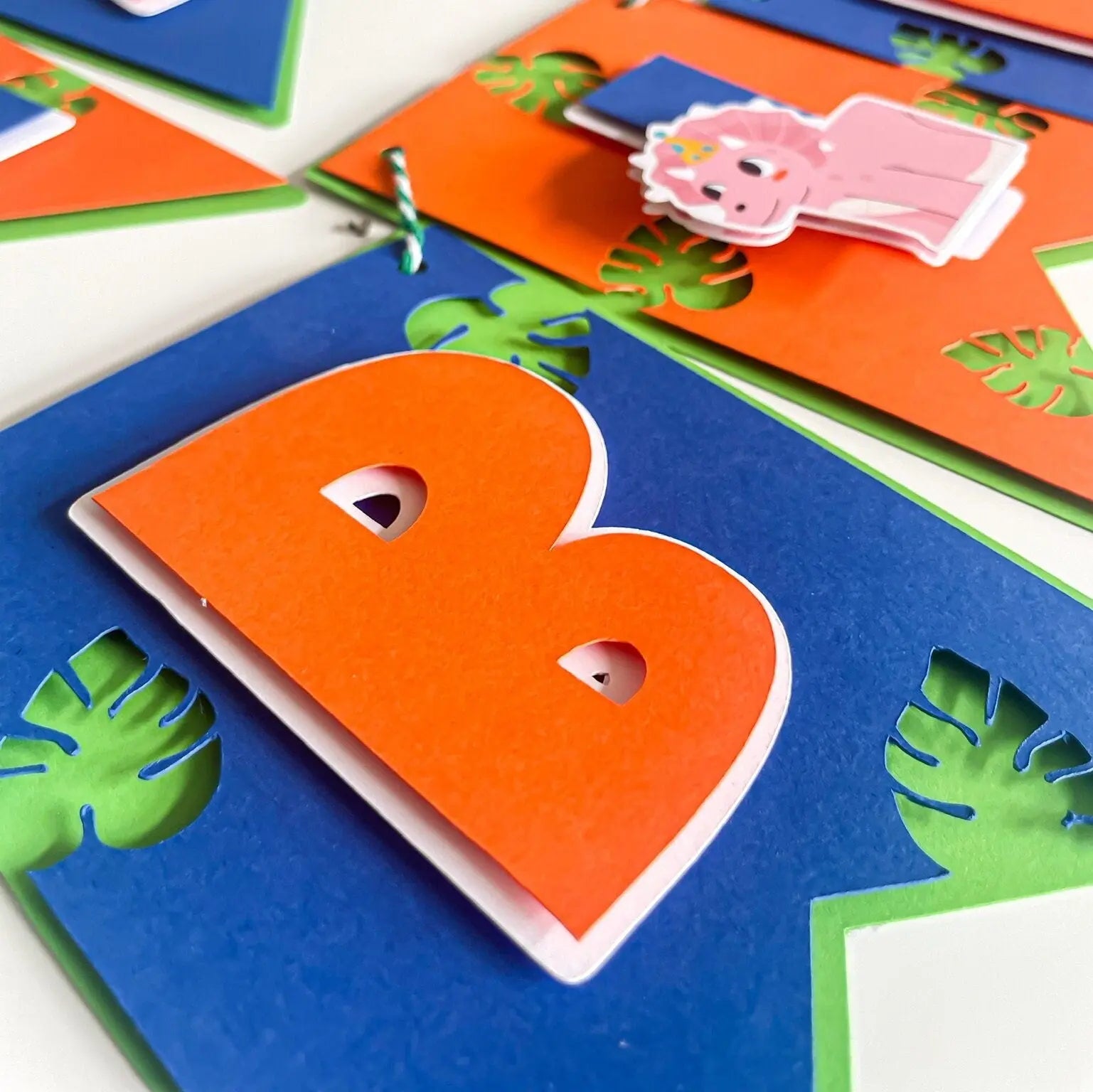 Dinosaur Happy Birthday Banner Dinosaur Party Decoration Dinosaur Birthday Party Dinosaur Theme Dinosaur Garland Dinosaur Banner Flag Mi tienda