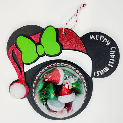 Mickey Mouse Christmas Ornament Candy Holder Christmas Gift for Kids Ornament Custom Minnie and Mickey Ornament Candy Gifts Mi tienda
