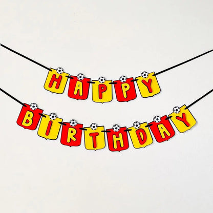 Soccer Birthday Banner | Sports Party Decoration | Personalized Happy Birthday Banner for Kids, Boys, Team Party, Soccer Theme Decor Mi tienda
