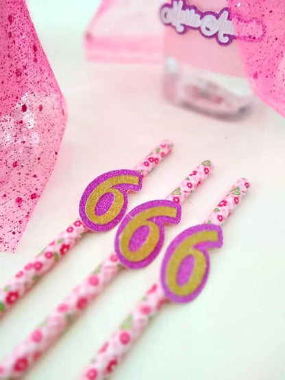 Disney Princess Straws & Bottle Labels – Princess Party, Birthday, Baby Shower, Royal Party Supplies Mi tienda