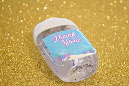 Under The Sea Sanitizer Favors | Mermaid Baby Shower Favors with Custom Label & Box, Nautical Party Favors, Beach Theme, Personalized Gift Mi tienda