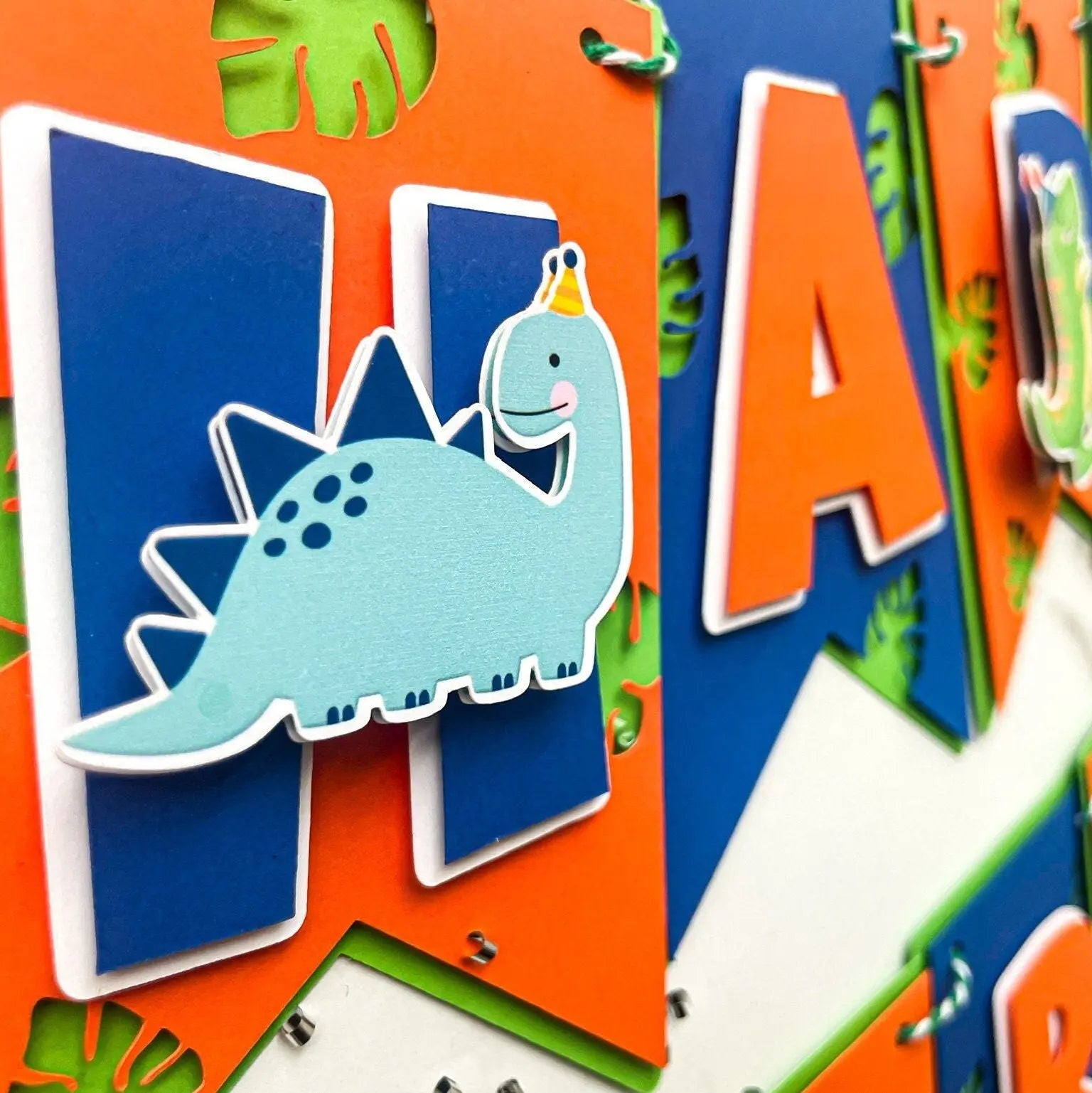 Dinosaur Happy Birthday Banner Dinosaur Party Decoration Dinosaur Birthday Party Dinosaur Theme Dinosaur Garland Dinosaur Banner Flag Mi tienda