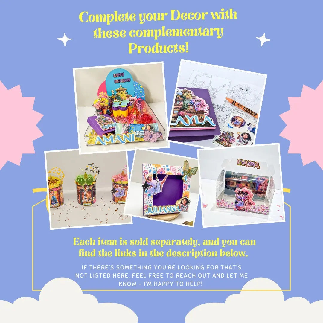 Encanto Party Favors, Encanto Party Decorations, Encanto Potatoes Chips Can, Encanto Birthday, Encanto Theme Party Mi tienda