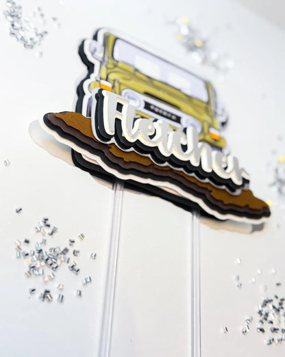 Off Road Cake Topper Jeep Party Decorations Custom Vehicles Cake Topper 4x4 Birthday Jeep Inspired Party Toyota Enthusiasts Off Road Party Mi tienda