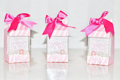 Sweet 16 Favor Boxes | Pink Birthday Party Favor Box, Custom Name Party Supplies, Teen Birthday Decoration, Sweet Sixteen Favors Mi tienda