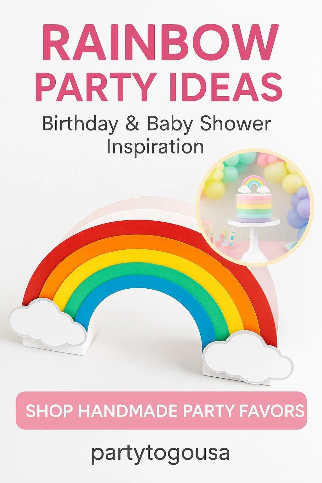 Rainbow Favor Box – Empty Candy Box for Rainbow Theme Birthday or Baby Shower Mi tienda