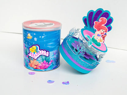Little Mermaid Party Favors, Mermaid Party Decorations, Little Mermaid Birthday Decorations, Princess Decor, Mermaid Potatoes Chips Can Mi tienda