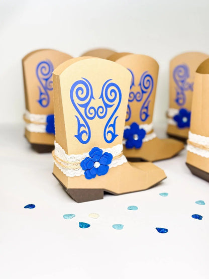 Cowgirl Boots Favor Box Cowgirl Party Decorations Cowgirl Bachelorette Last Rodeo Bachelorette Party Favors Cowgirl Birthday Mi tienda