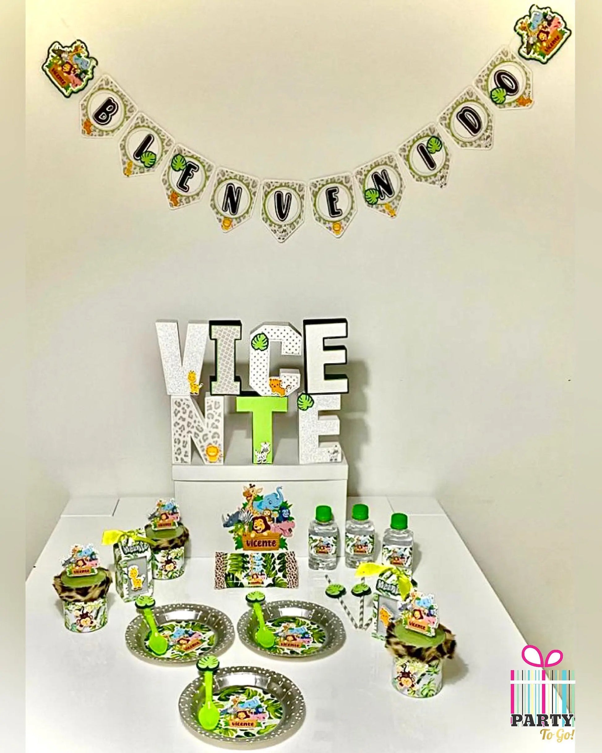 Personalized Jungle Safari Chip Cans – Wild One Birthday & Baby Shower Favors Mi tienda