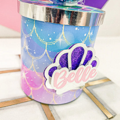 Mermaid Party Favor, Mermaid Party Decorations, Mermaid Birthday, Mermaid Tail, Mermaid Chips Can Mi tienda