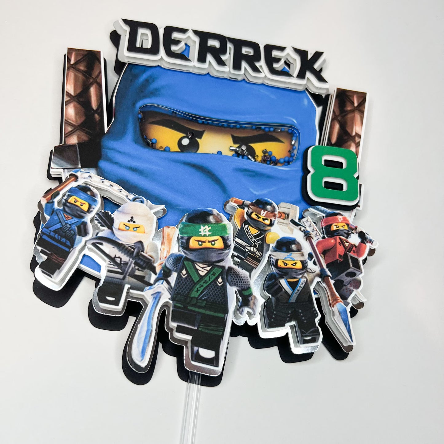 Ninja Birthday Cake Topper | Custom Ninja Party Decoration
