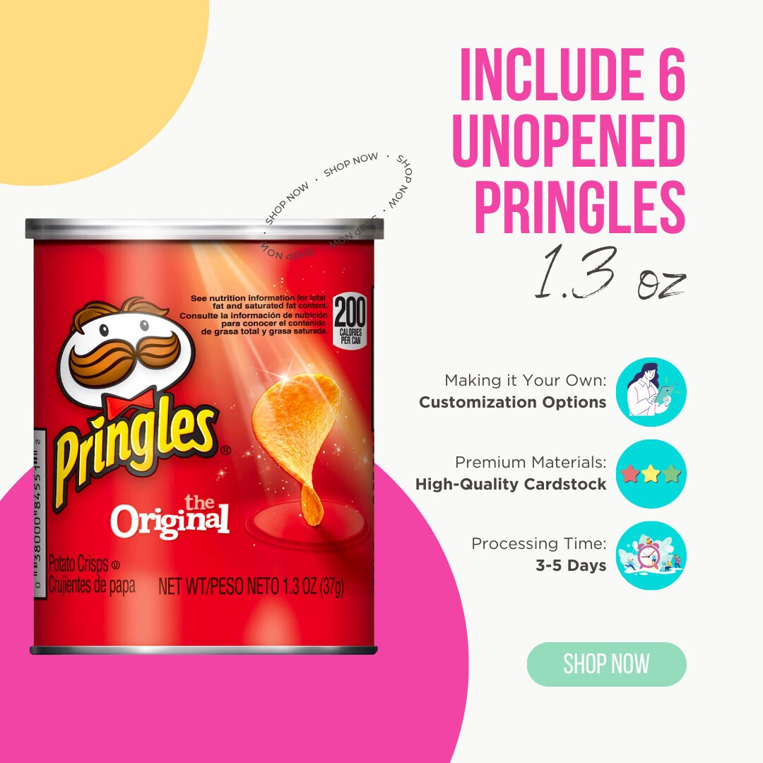 Graduation Party Favors – Class of 2026 Snack Cans & Decorations