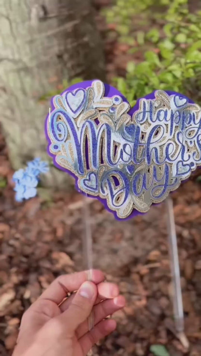 Custom Cake Topper – Personalized Birthday & Baby Shower Decoration
