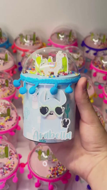 Llama Party Favors – Set of 6 Boho Birthday or Baby Shower Treat Boxes