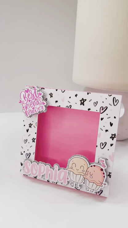 Handmade Valentines Frame – Best Friend or Couple Keepsake Gift