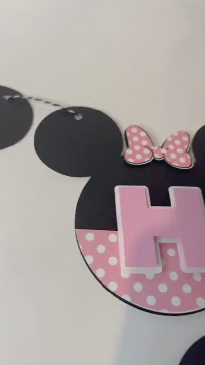 Oh Twodles Birthday Banner – Mickey Mouse 2nd Birthday Party Decoration